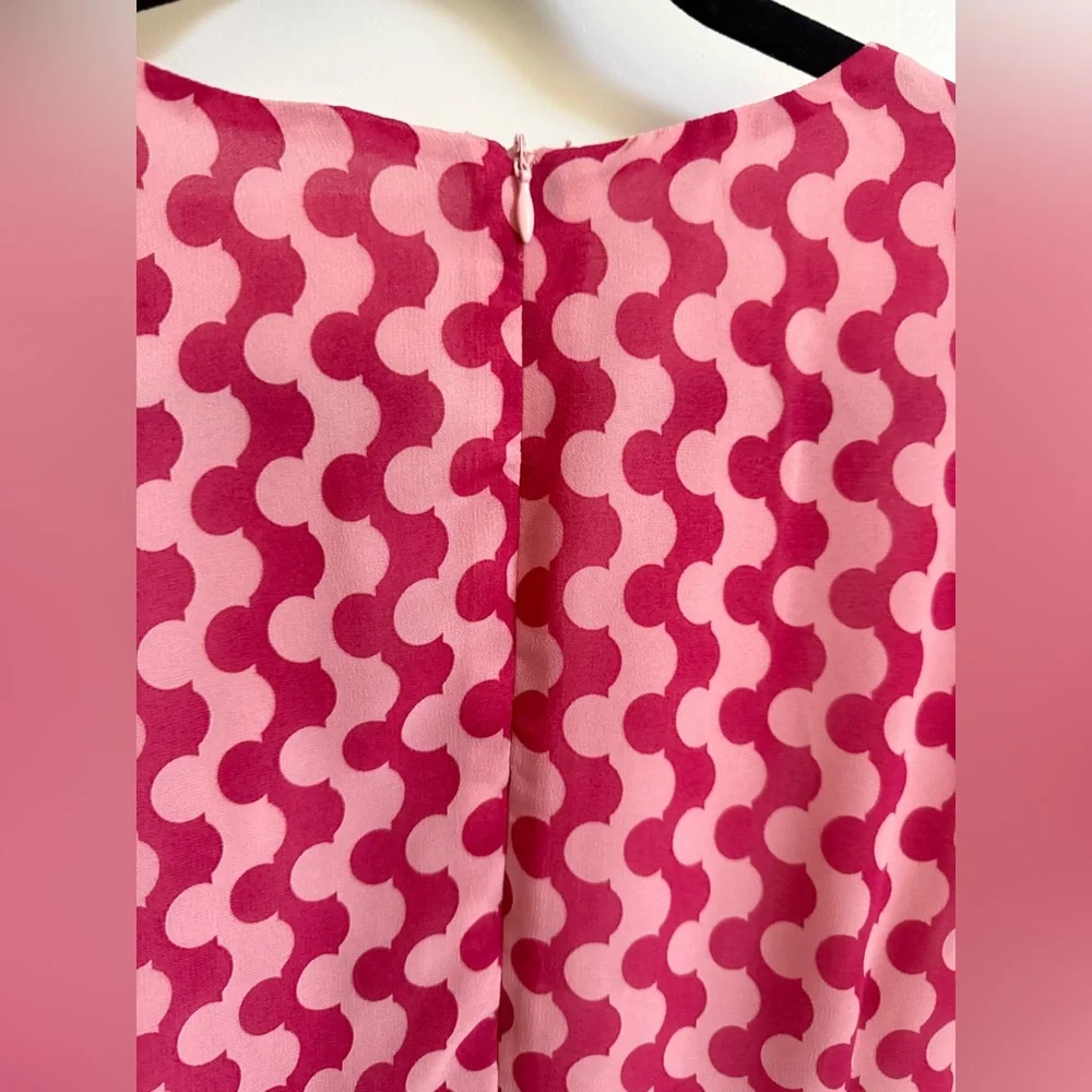 HYACINTH HOUSE Tuckernuck Geo Stripe MCM Pink Maxi Dress Large - Picture 6 of 9